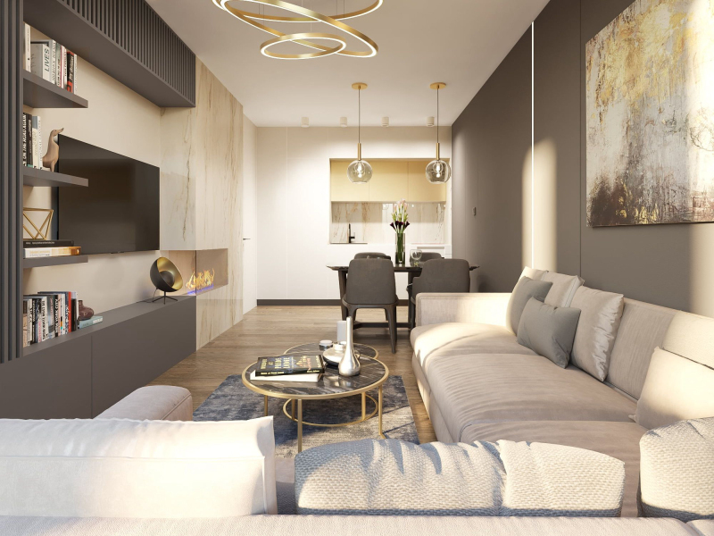 HARMONY RESIDENCE 2-izbový apartmán 1-405