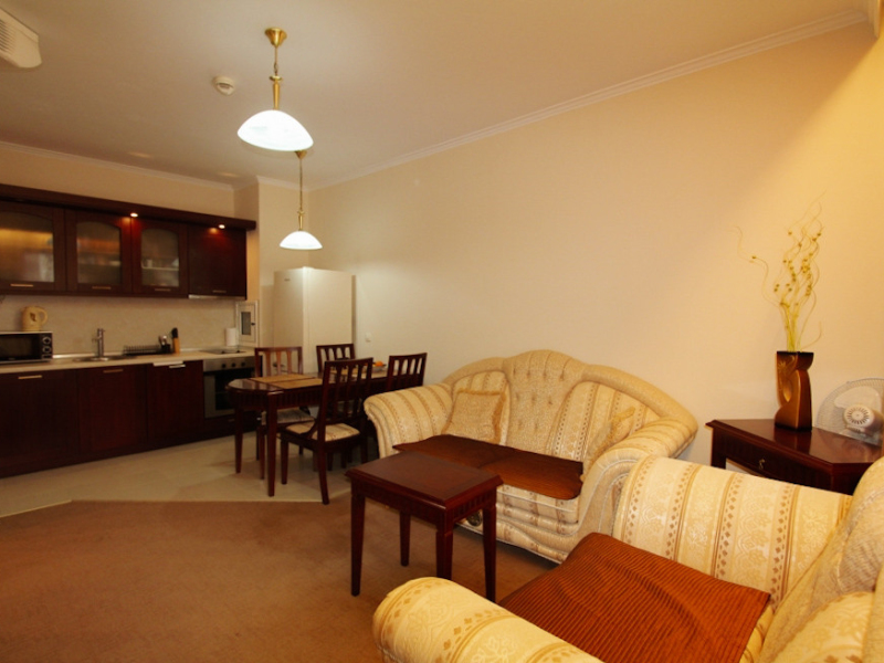 Zariadený dvojizbový apartmán v komplexe Downtown