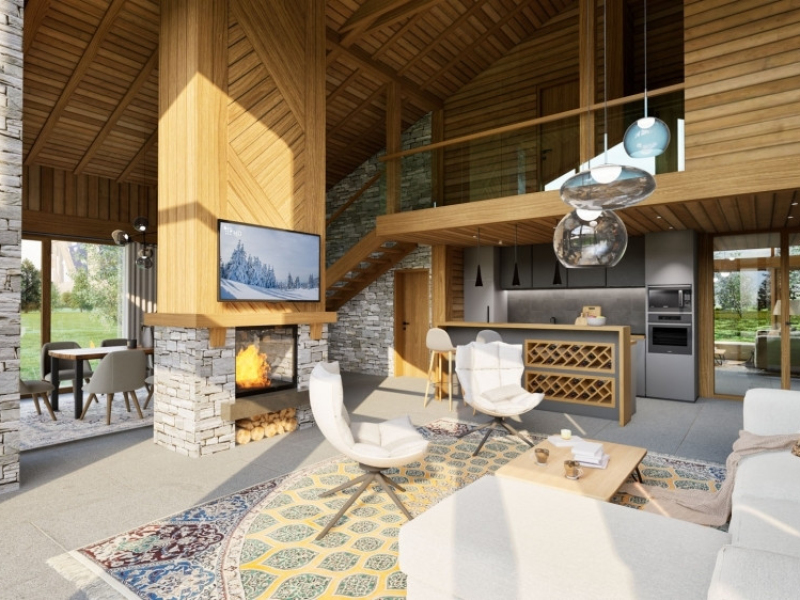 Exkluzívny projekt: 5 rodinných domov v uzavretom komplexe “Panorama Chalets”