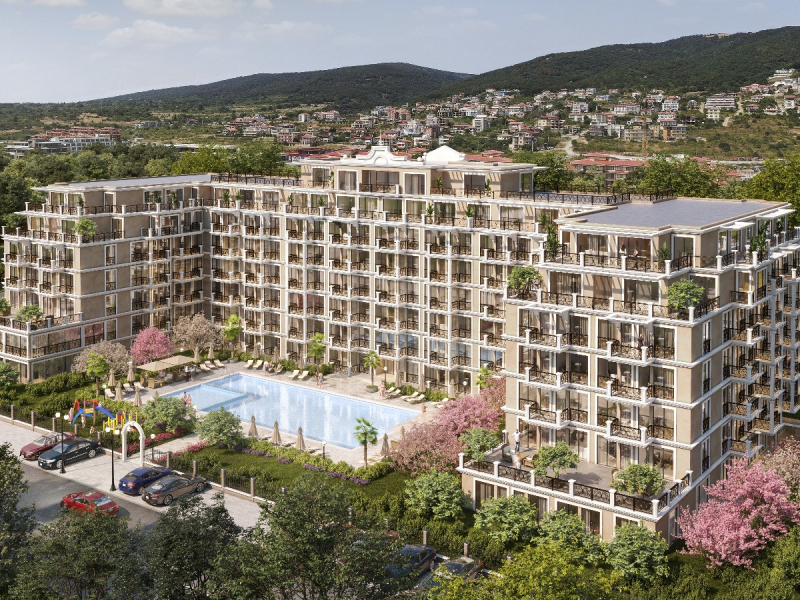2-izbový apartmán, Sveti Vlas, projekt Emperium