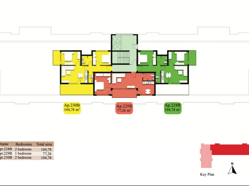 2-izbový apartmán, Sveti Vlas, projekt Emperium